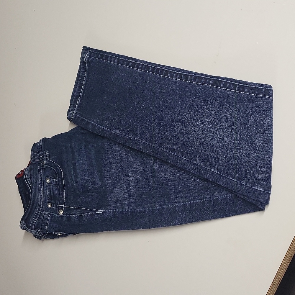 Red rivet jeans 7